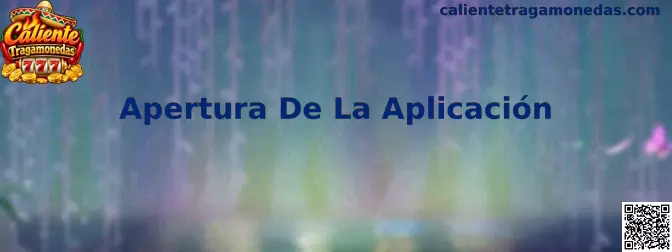 Apertura de la aplicación Caliente Tragamonedas en un teléfono celular