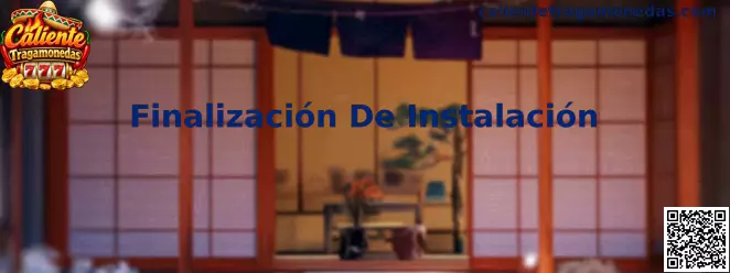 Guía visual de finalización de instalación de Caliente Tragamonedas en un celular