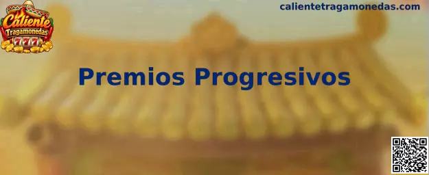 Imagen informativa sobre los premios progresivos de Caliente Tragamonedas