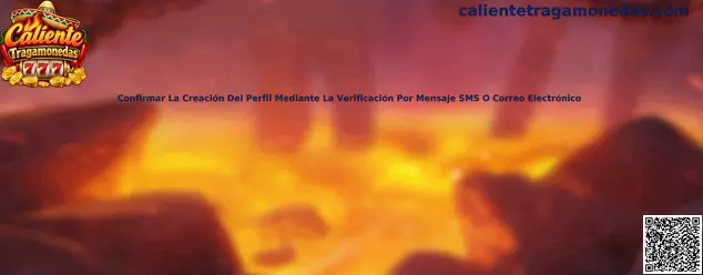 Guía para confirmar la creación del perfil mediante verificación por SMS o correo electrónico